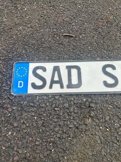 License plate
