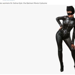 Rubies womens Dc Selina Kyle: the Batman Movie Costume Size Large Worn Once 