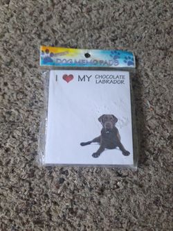 Chocolate Lab Memo Pad