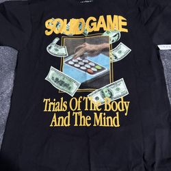 Market Netflix X Pacsun Mens Medium Black Squid Game Graphic Cotton Tshirt NEW