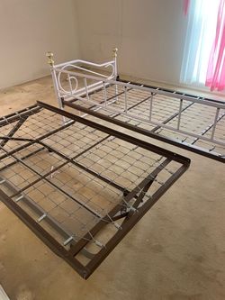 Two bed frames