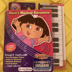I Can Play Piano Software - Dora's Musical Adventure NICK JR DORA THE EXPLORER