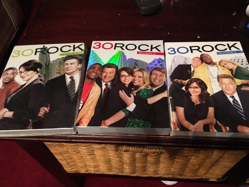 30 Rock season 1 2 and 3 DVDs