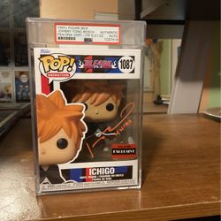 Bleach Funko Pop Ichigo Autograph 