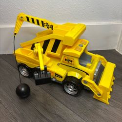 Paw Patrol Rescue Vehicle Rubble Ultimate Bulldozer w/ Lights & Sounds 13” Long