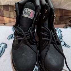 Brand New Steel Toe Boots Size 6 Youth Girls 