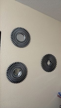 Set of 3 Decorative Wall Mirrors