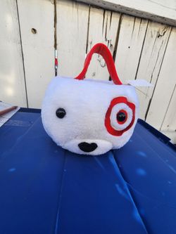 Kids Target Bullseye Dog Halloween candy basket
