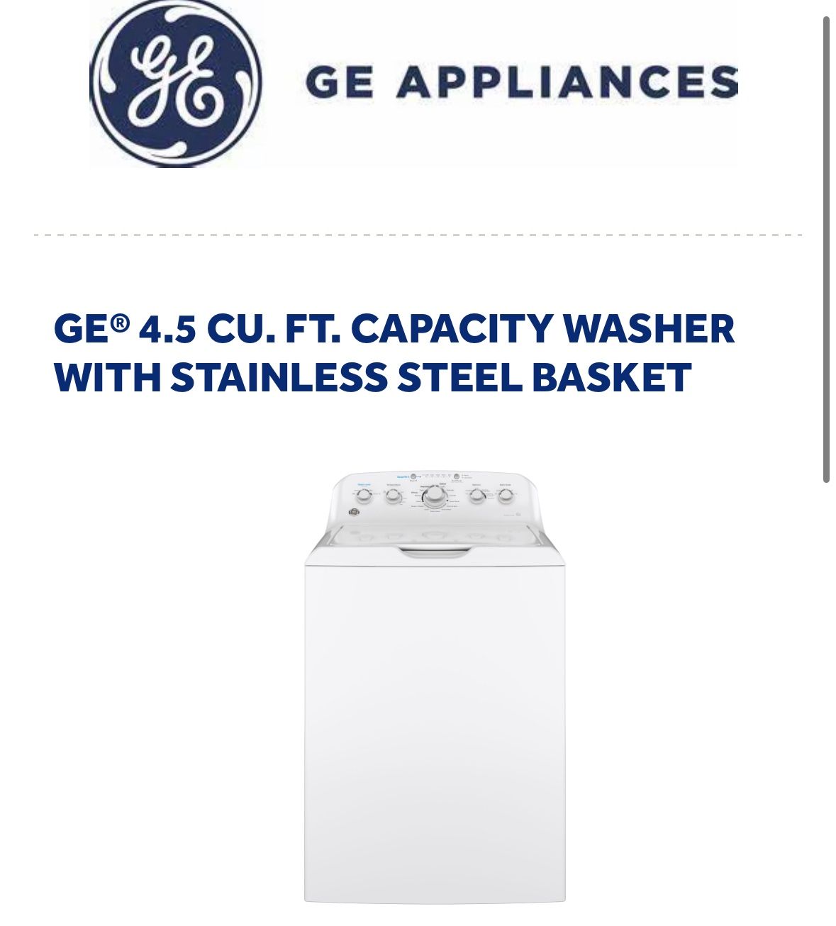 Washer and Dryer