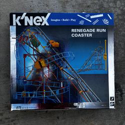 K’nex renegade run coaster building set Used opened box
