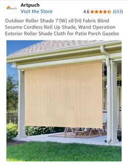 Outdoor roller shade cloth