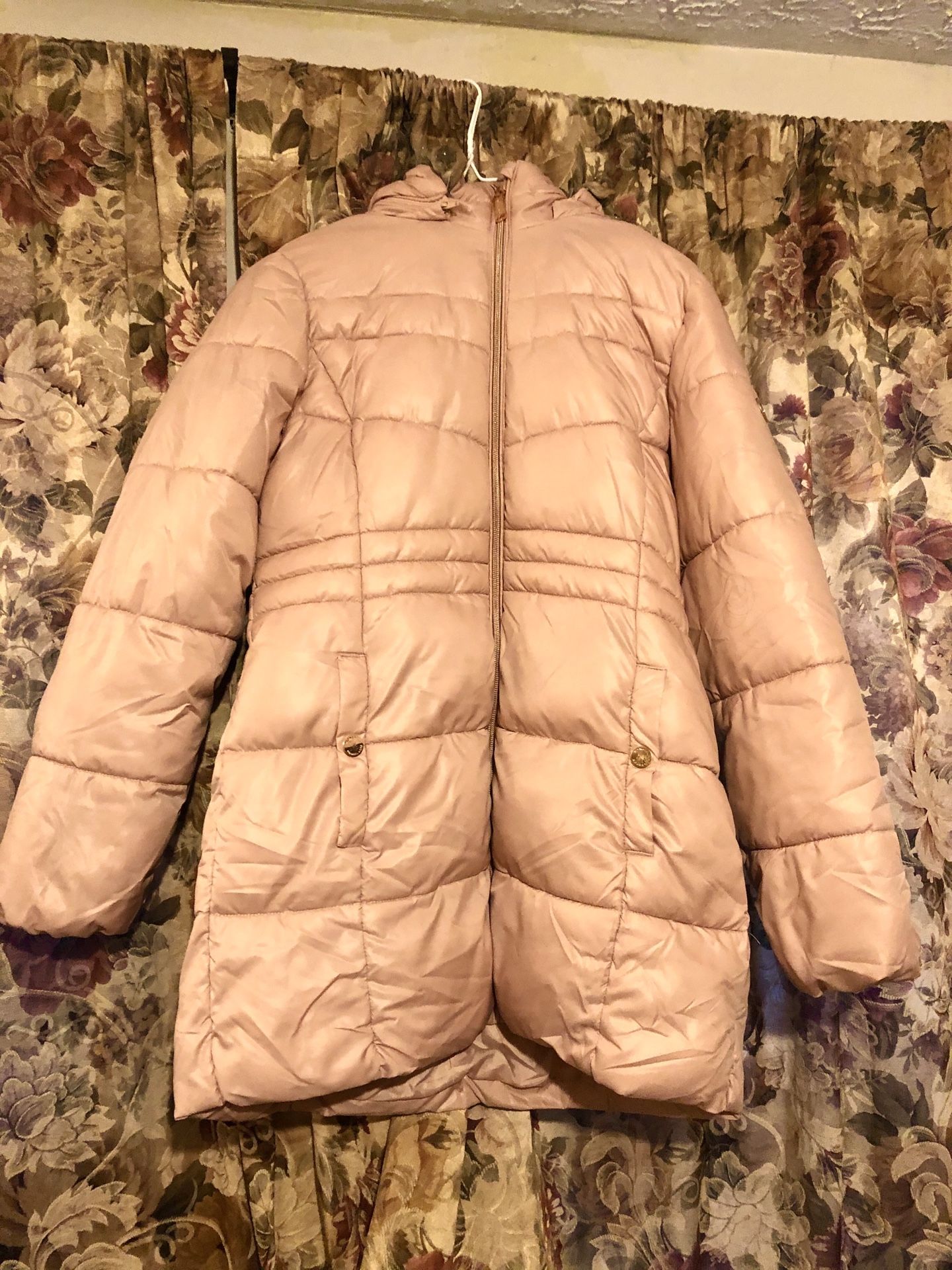 Light Pink Girl’s Michael Kors Puffer Coat