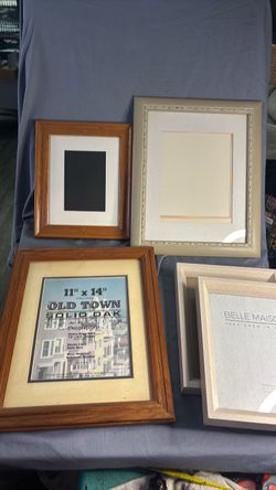 Lot of 5 Assorted Picture Frames