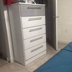 Gavetero (drawer) Blanco Y Gris 