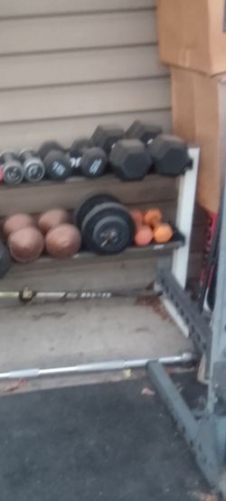 One (1) 25 pound custom dumbbell dumbell weight adjustable