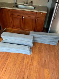 Gray Laminate Flooring Planks — Large Lot