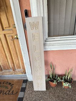 New Front Door Sign