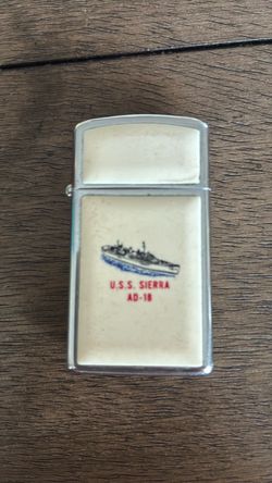 Zippo USS sierra AD – 18 military theme ship graphic pocket lighter