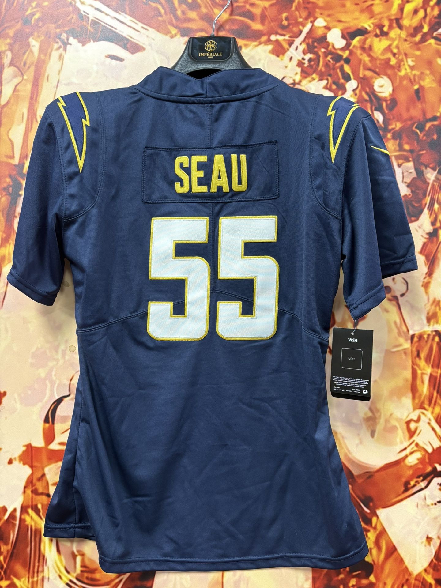 Junior Seau Chargers Woman’s Nike Jersey XL