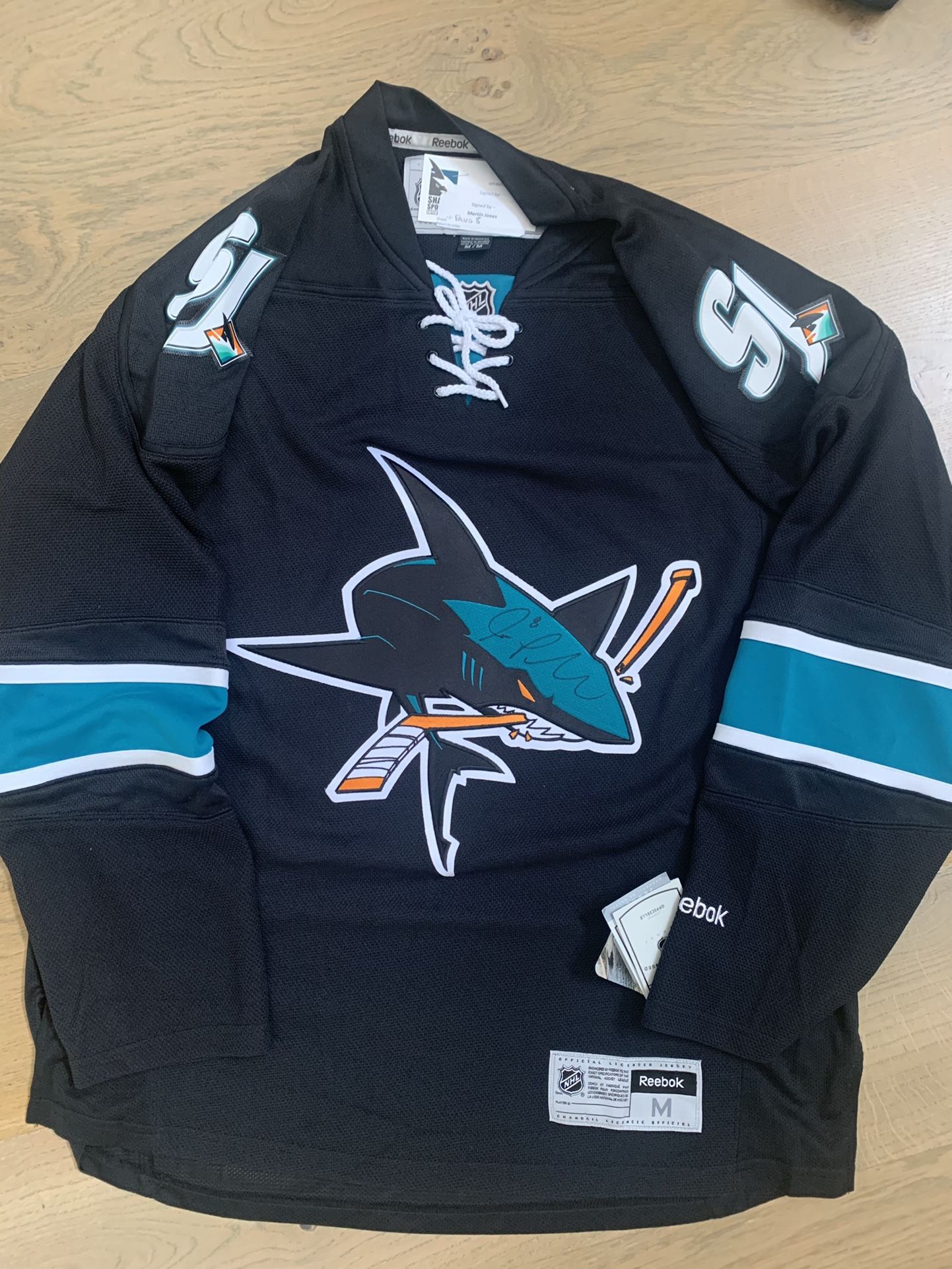 San Jose Sharks Autographed Jersey