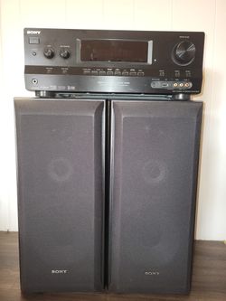 Sony Stereo Receiver and Speakers
