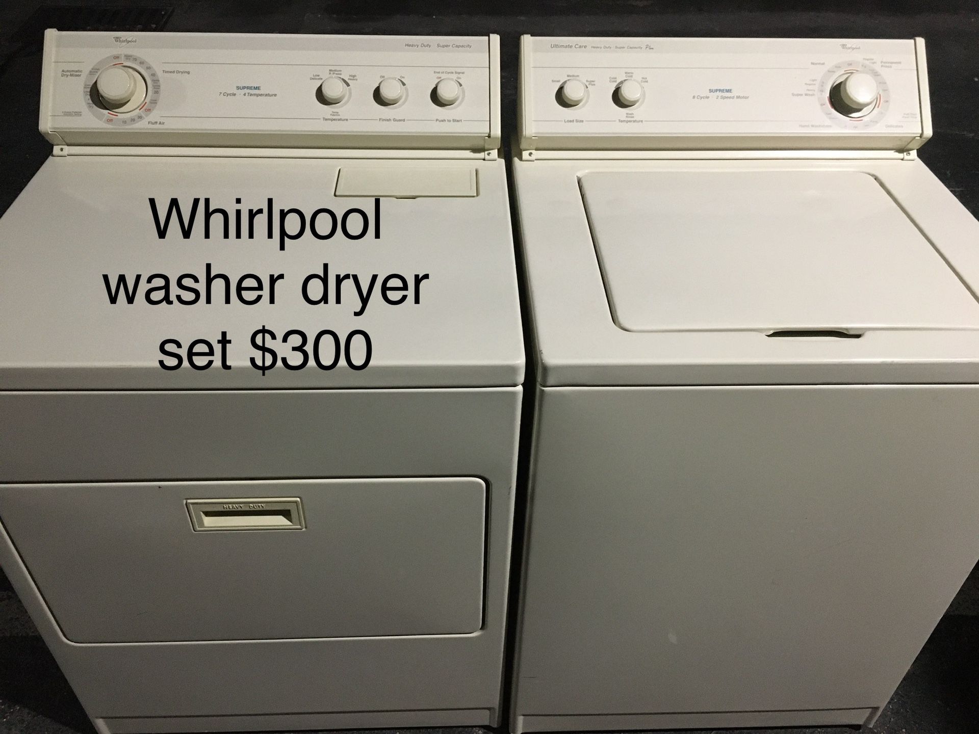 Whirlpool washer dryer set / lavadora secadora
