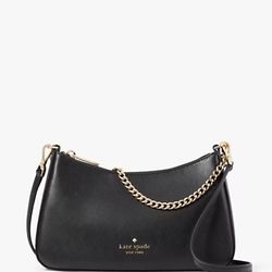 🖤 Kate Spade New York Black Shoulder Bag with Chain Detail $99 (OBO)
