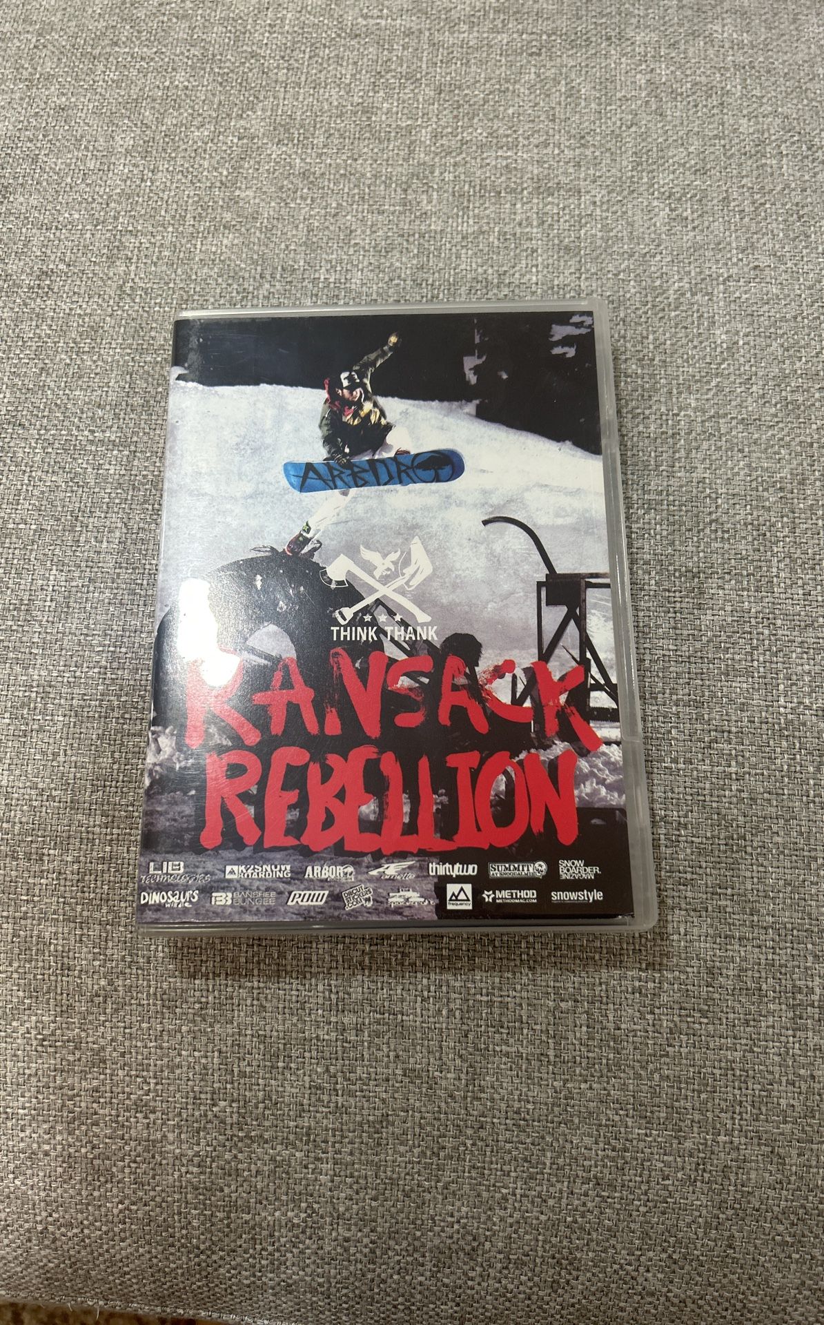 Ransack Rebellion Think Thank Snowboard DVD