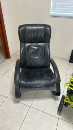 Black rocking chair