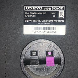 onkyo subwoofer