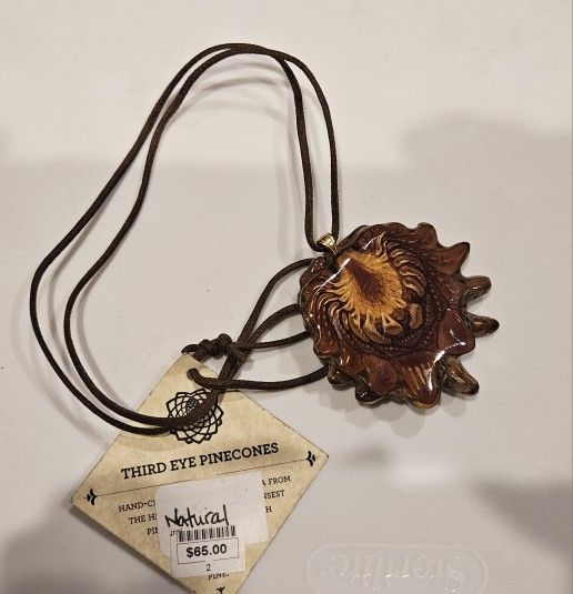 Third Eye Pinecone Pendant
