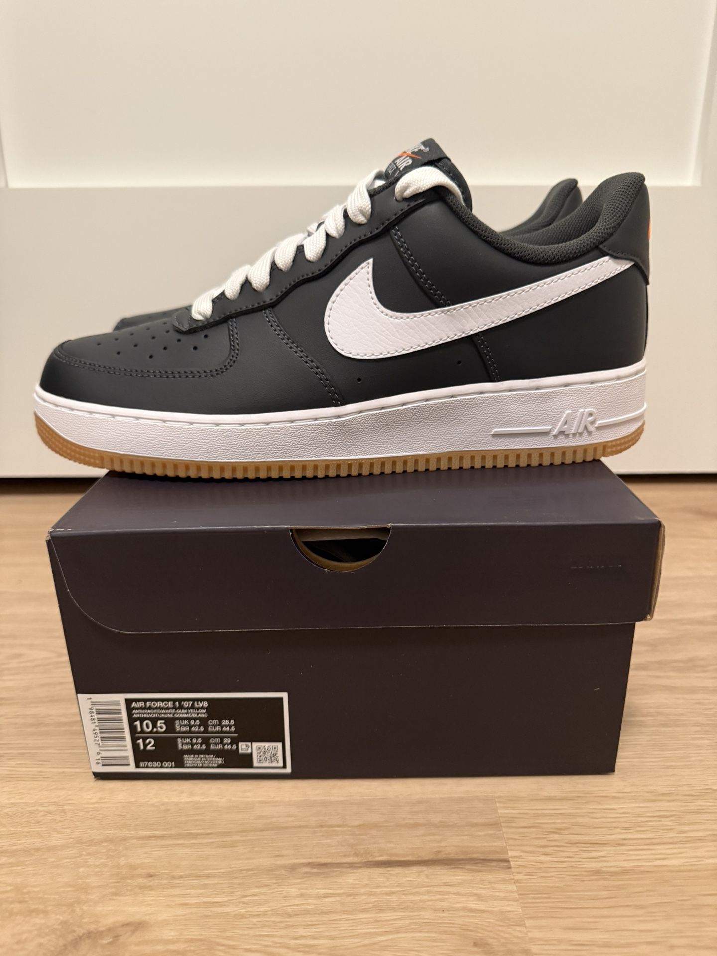 Nike Air Force 1 Low “Anthracite Gum” Men’s Size 10.5 II7630-001