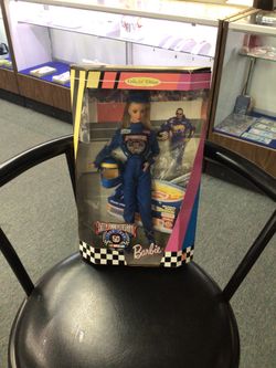 50th Anniversary NASCAR Barbie Doll 1998 (unopened) - Mattel