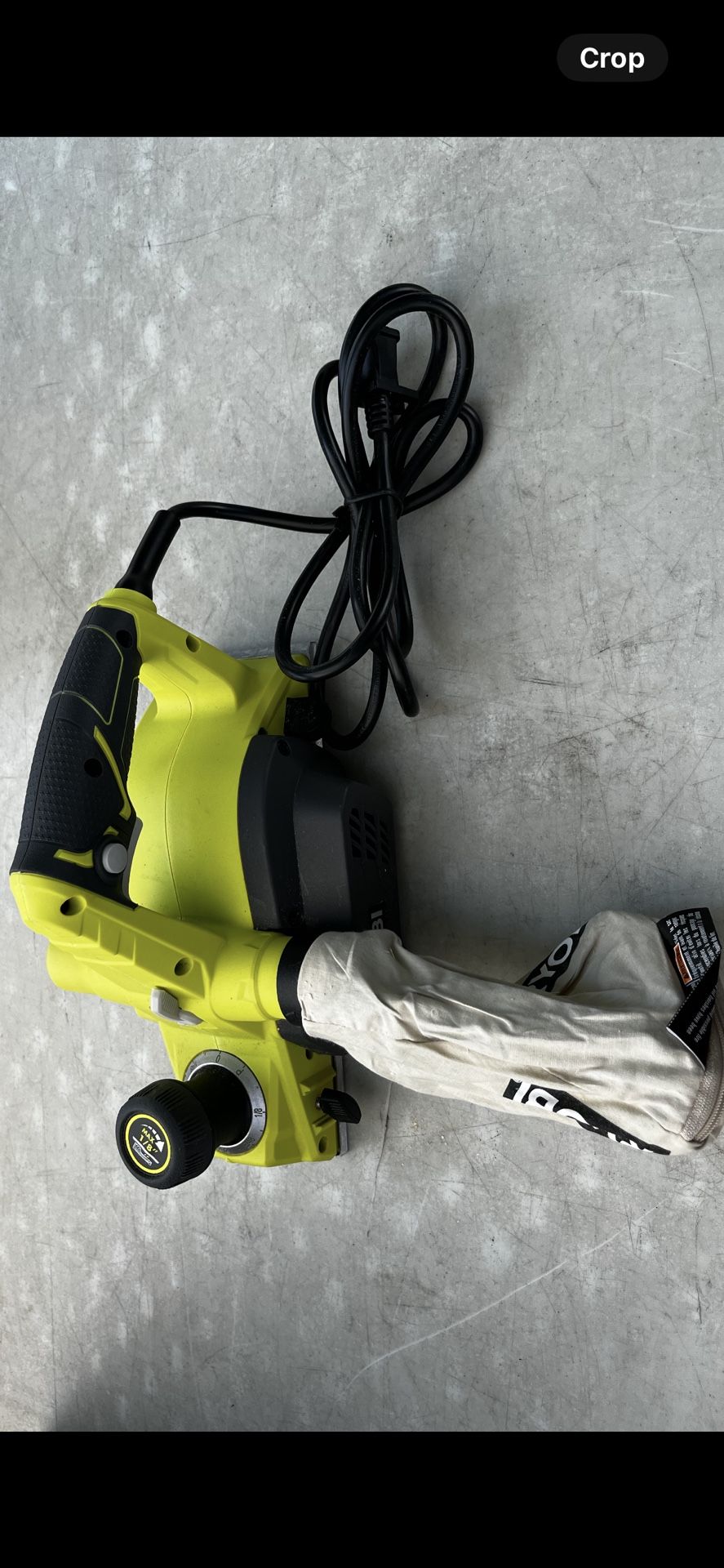 RYOBI 6 Amp Corded 3-1/4 in. Hand Planer with Dust Bag