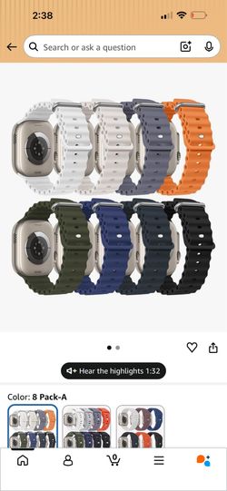 I watch belt