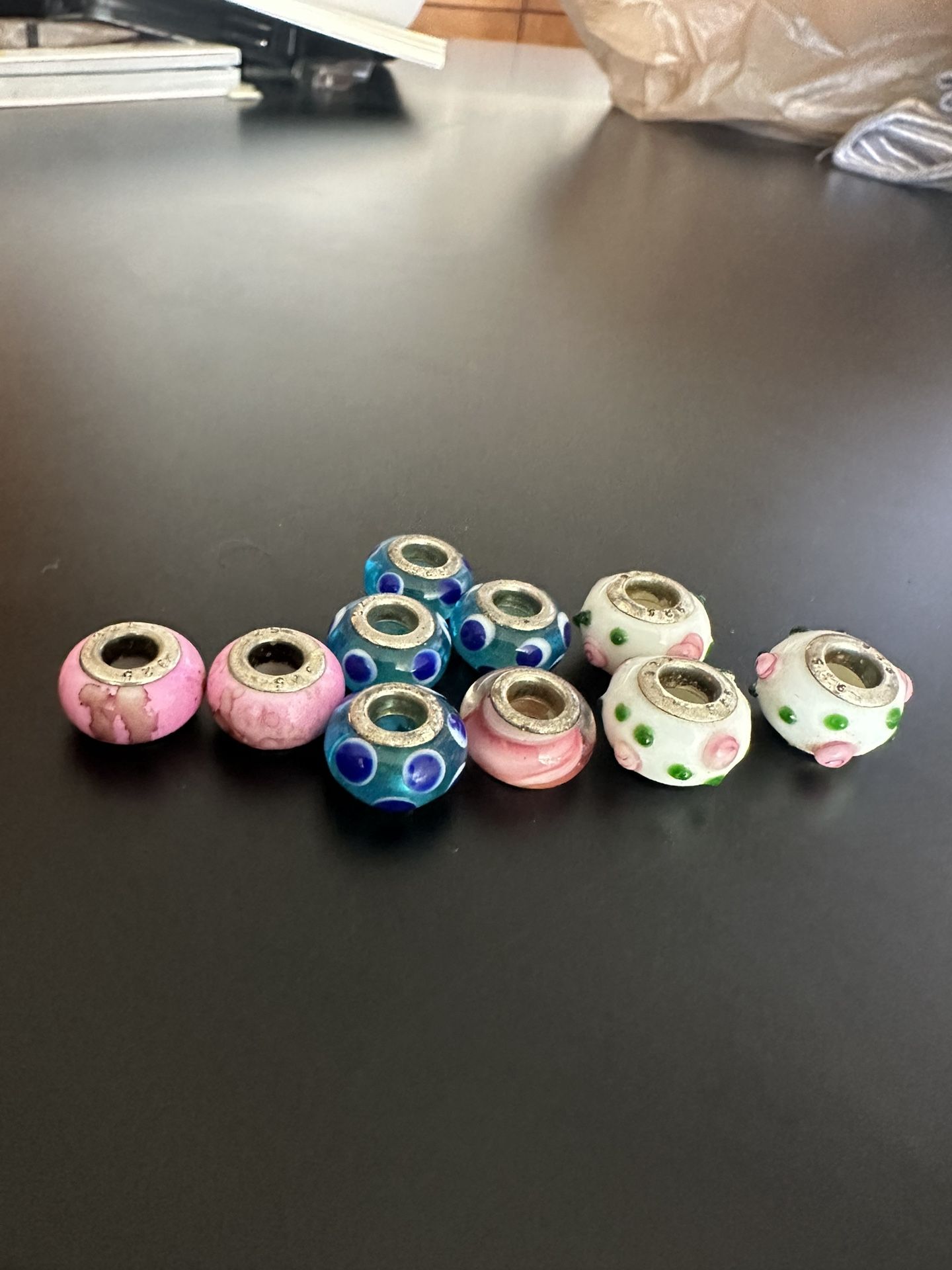 925 Stealing Silver Moreno Glass Beads & Stone Beads 