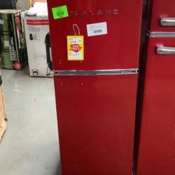 GALANZ RED MINI FRIDGE GLR46TRDER 4.6 🧊❄️ 78K1 