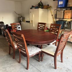 Wood Dining Table Set 