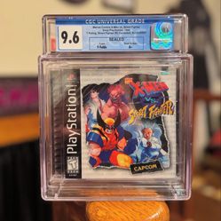 X-Men Vs Street Fighter PS1 Sealed Graded