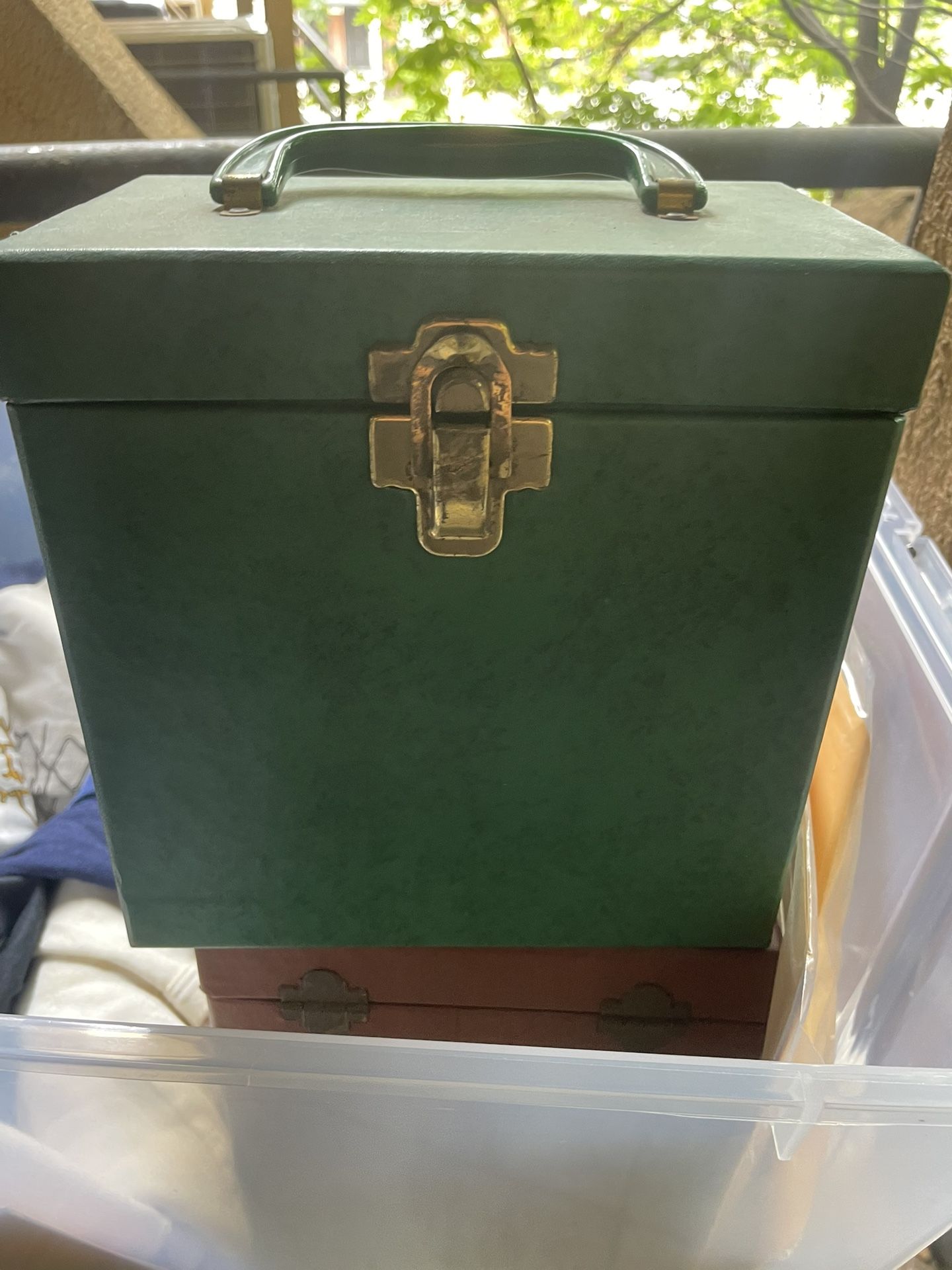 2 Full Boxes Of Old 45s Vintage Vinyl With Boxes