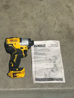 DeWALT 12V brushless  1/4 inch impact wrench