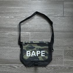 Bape camo side bag