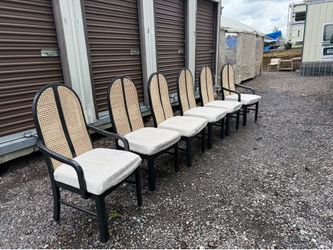 Set of 6 vintage dining chairs