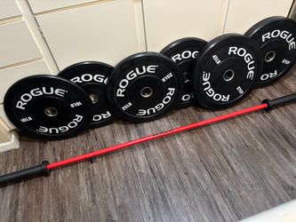 BELLA 15 kg bar with open ox condition weight 2x45, 2x25 and 2x10 lbs $520 firm