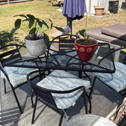 Table and chairs