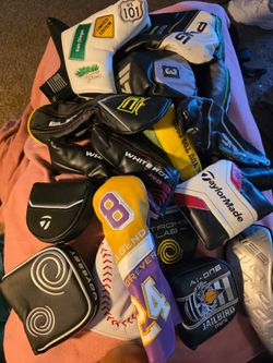 Golf driver and head covers Taylormade AeroBurner