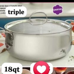 18 Qt Tryply Princess House 