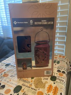 15” Ceramic Lantern