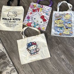 Hello Kitty tote bags