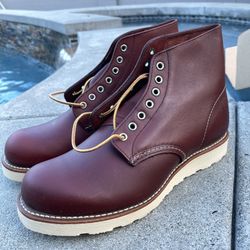 Red Wing Round Toe Boot Copper New 9.5 D